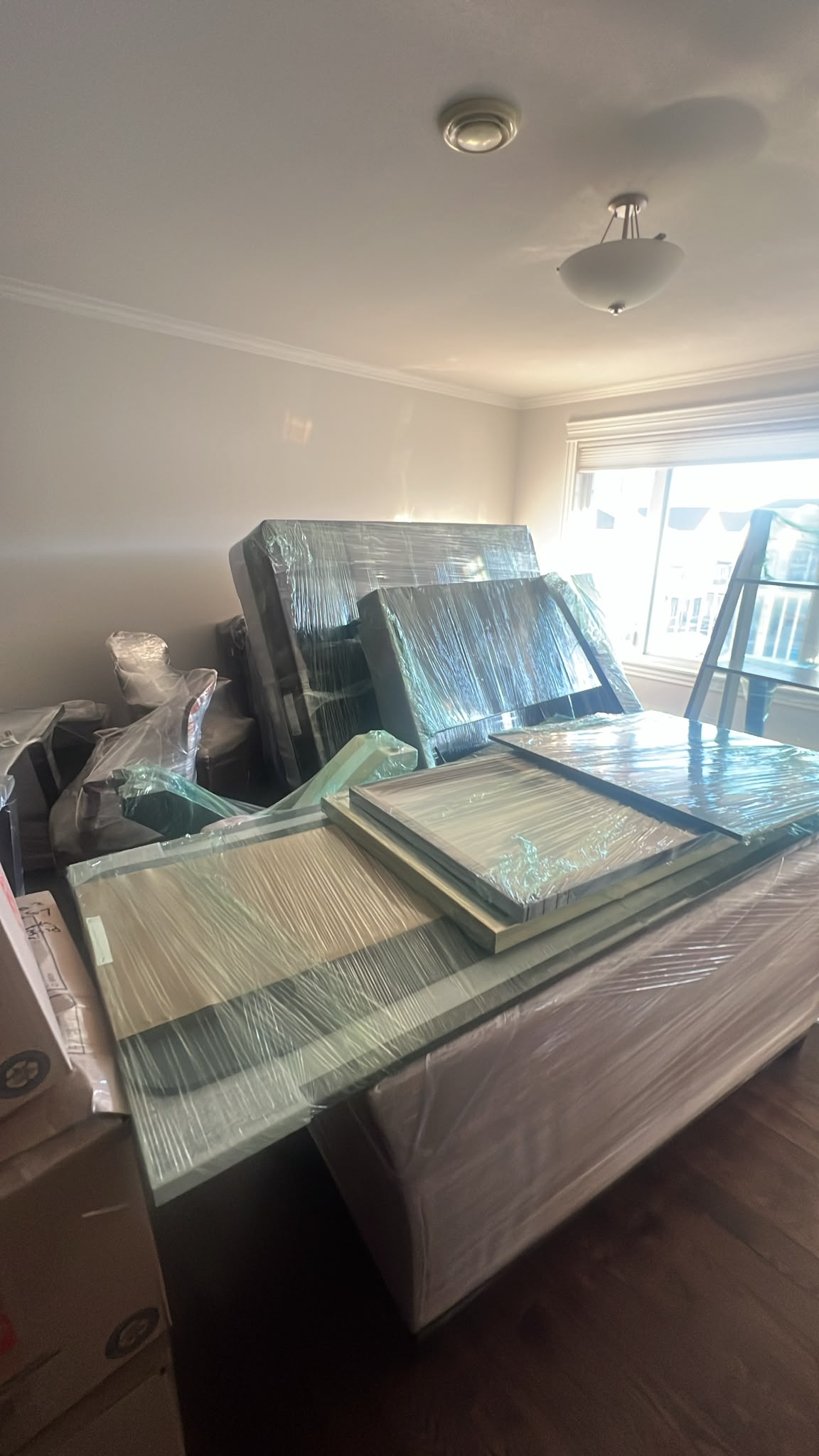 Furniture handled carefully during a move