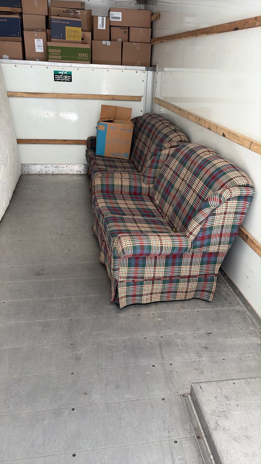 Moving boxes ready for a home relocation