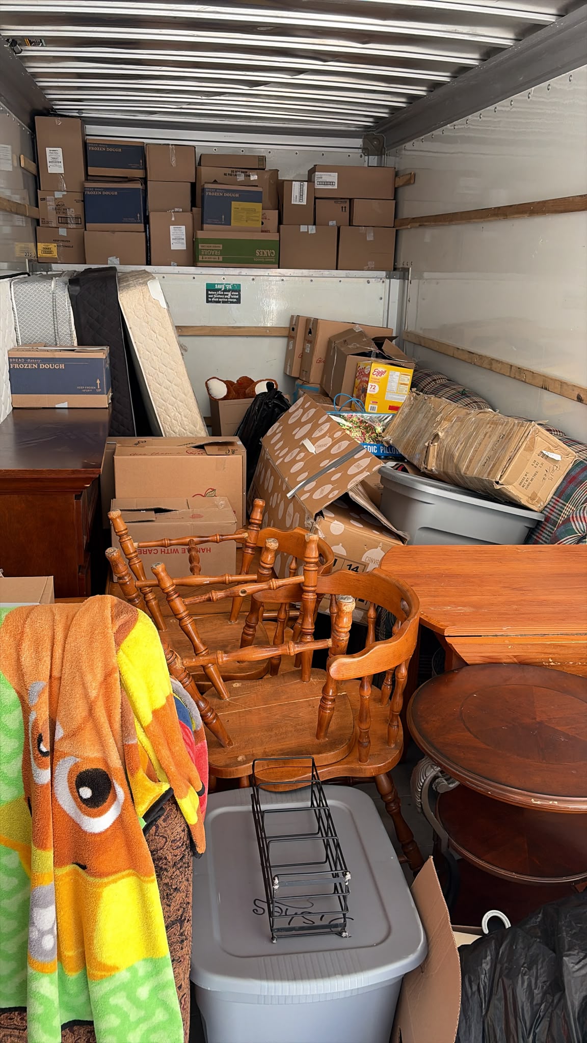 Furniture handled carefully during a move