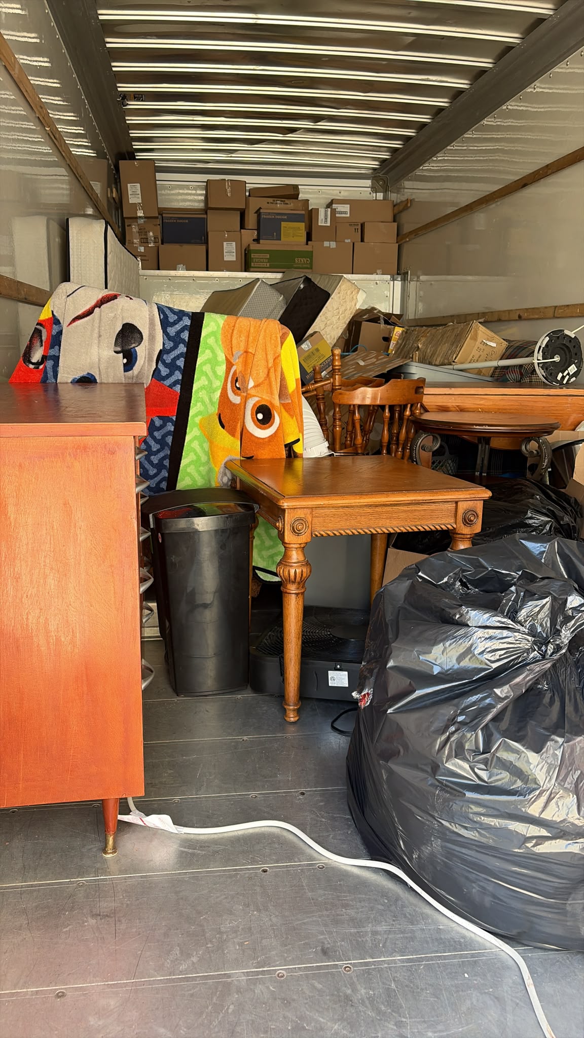 Furniture handled carefully during a move